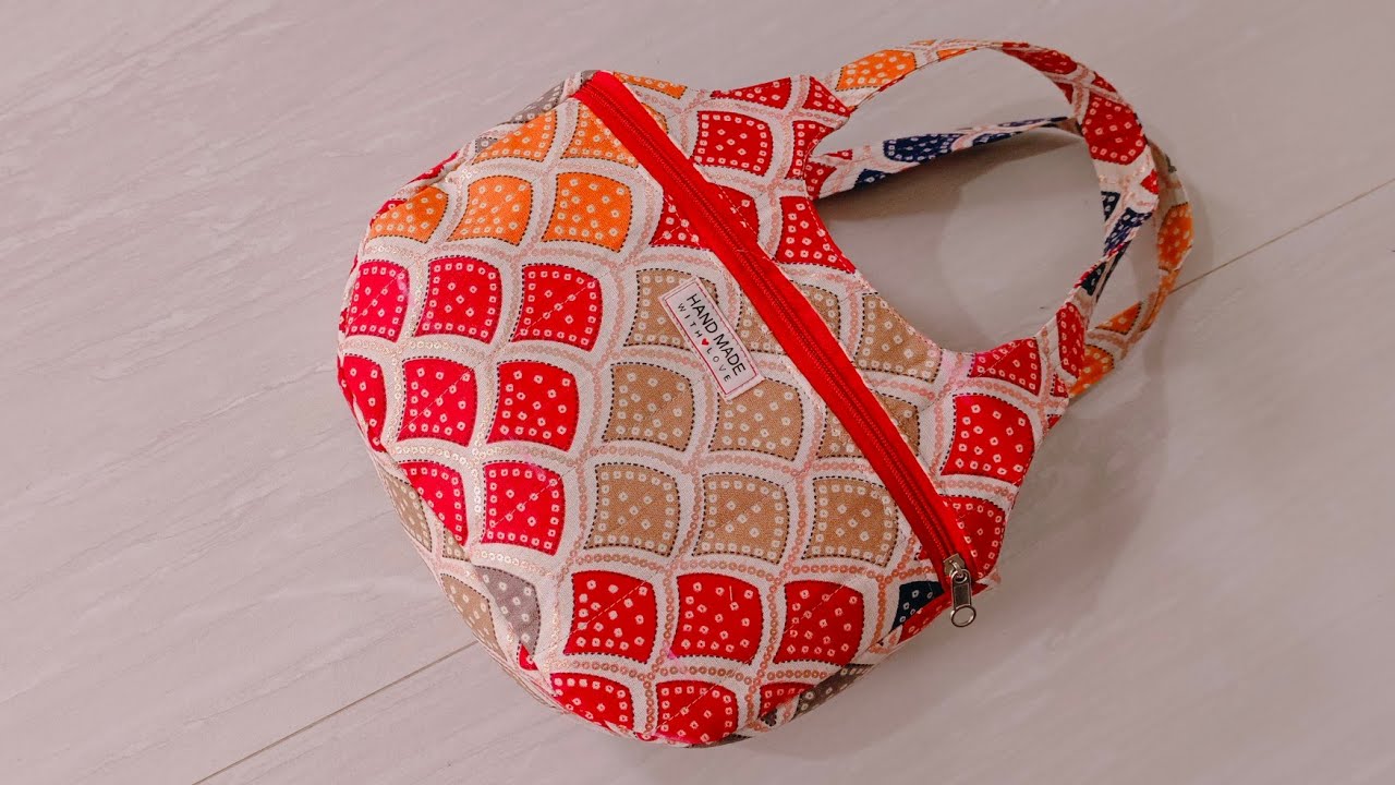Price 250/- जबरदस्त आईडिया जो धूम मचा दें || DIY zipper handbag cutting and stitching 