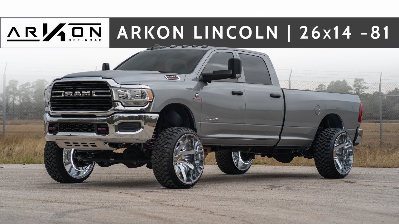 ARKON Lincoln 26x14 -81 | 2020 RAM 2500