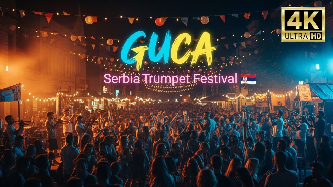 Walking into Madness: Guča Trumpet Festival 🇷🇸 Serbia's LOUDEST Night | 4K UHD
