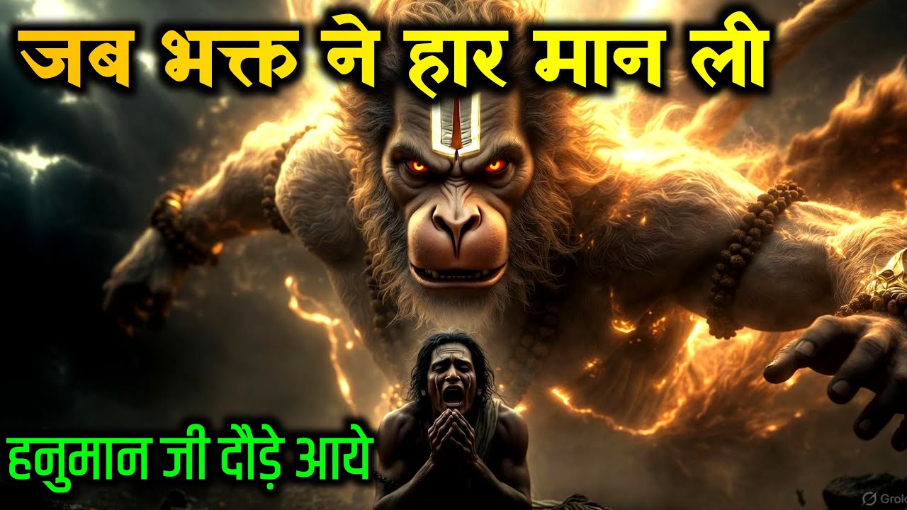 जब भक्त ने हार मानी – हनुमान जी दौड़े चले आए @divinehanuman23 