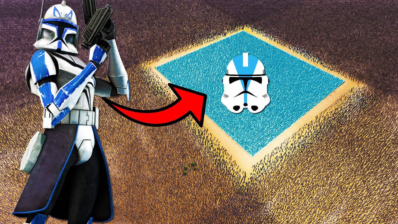 Captain Rex's 501st Legion Surrounded by 6 MILLION DROIDS!? - UEBS 2: Star Wars Mod
