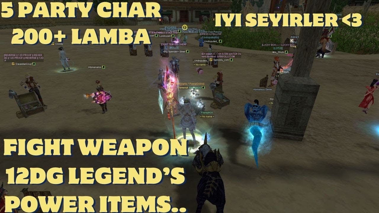 5 PARTY CHAR 200+ LAMBA AÇTIK ! FIGHT'LAR LEGEND'LAR POWERLAR NE ARARSAN BURADA.. ISRO I HEBE