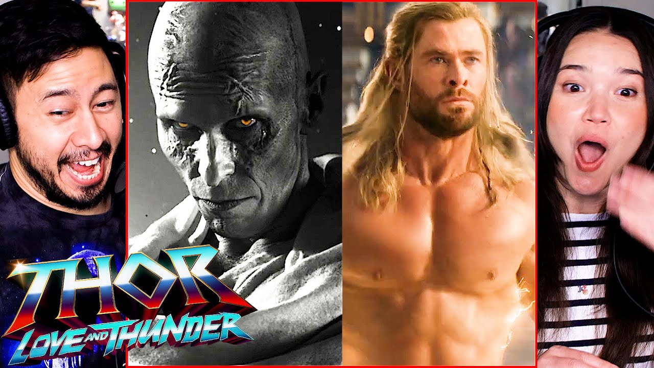 THOR LOVE AND THUNDER Official Trailer REACTION | Marvel Studios | Chris Hemsworth, Taika Waititi