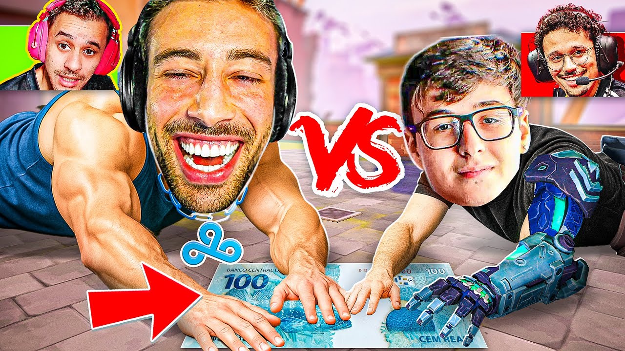 APOSTAMOS 100 REAIS PRA QUEM FOR MELHOR DUO NA RANKED! - TcK10