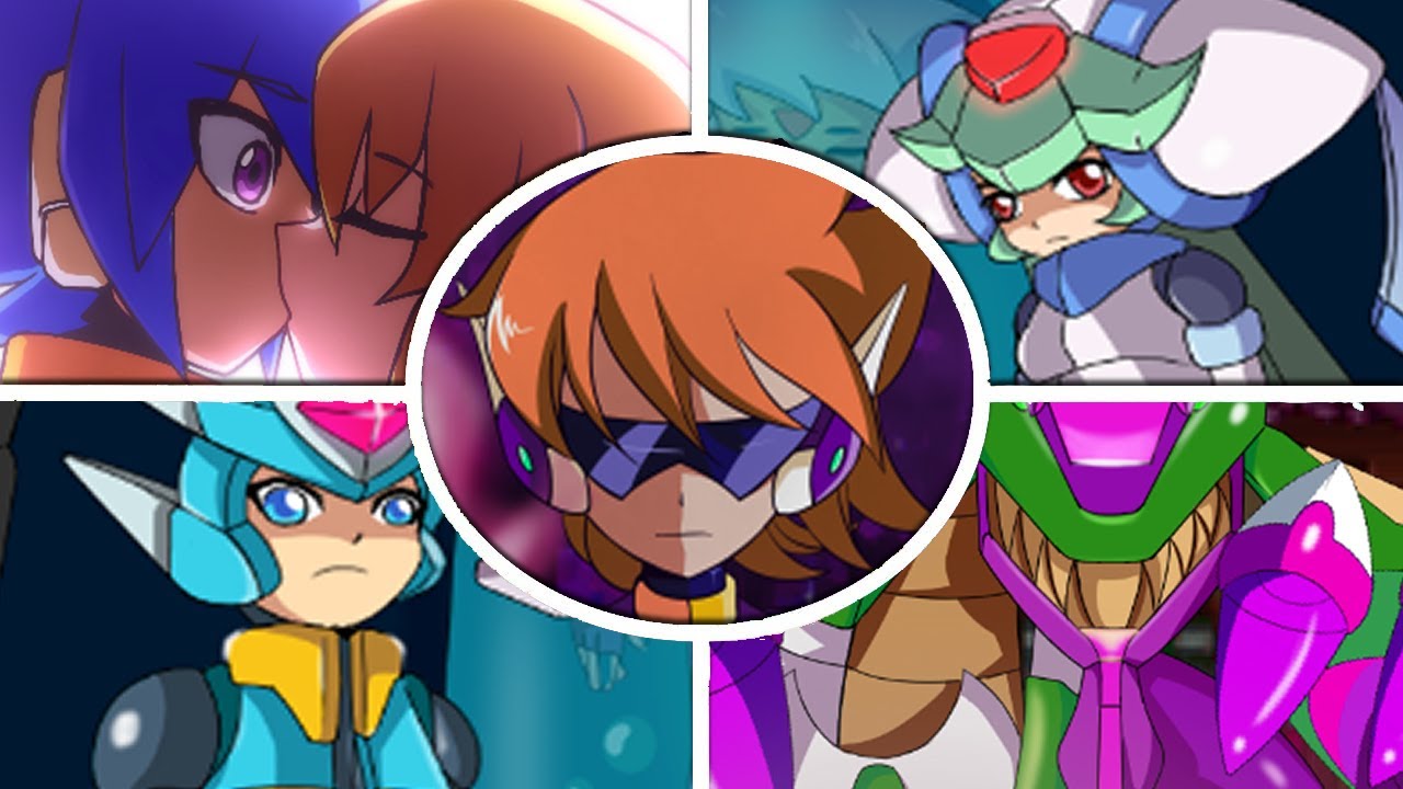 Mega Man ZX Prequel - All Bosses + Secret ending