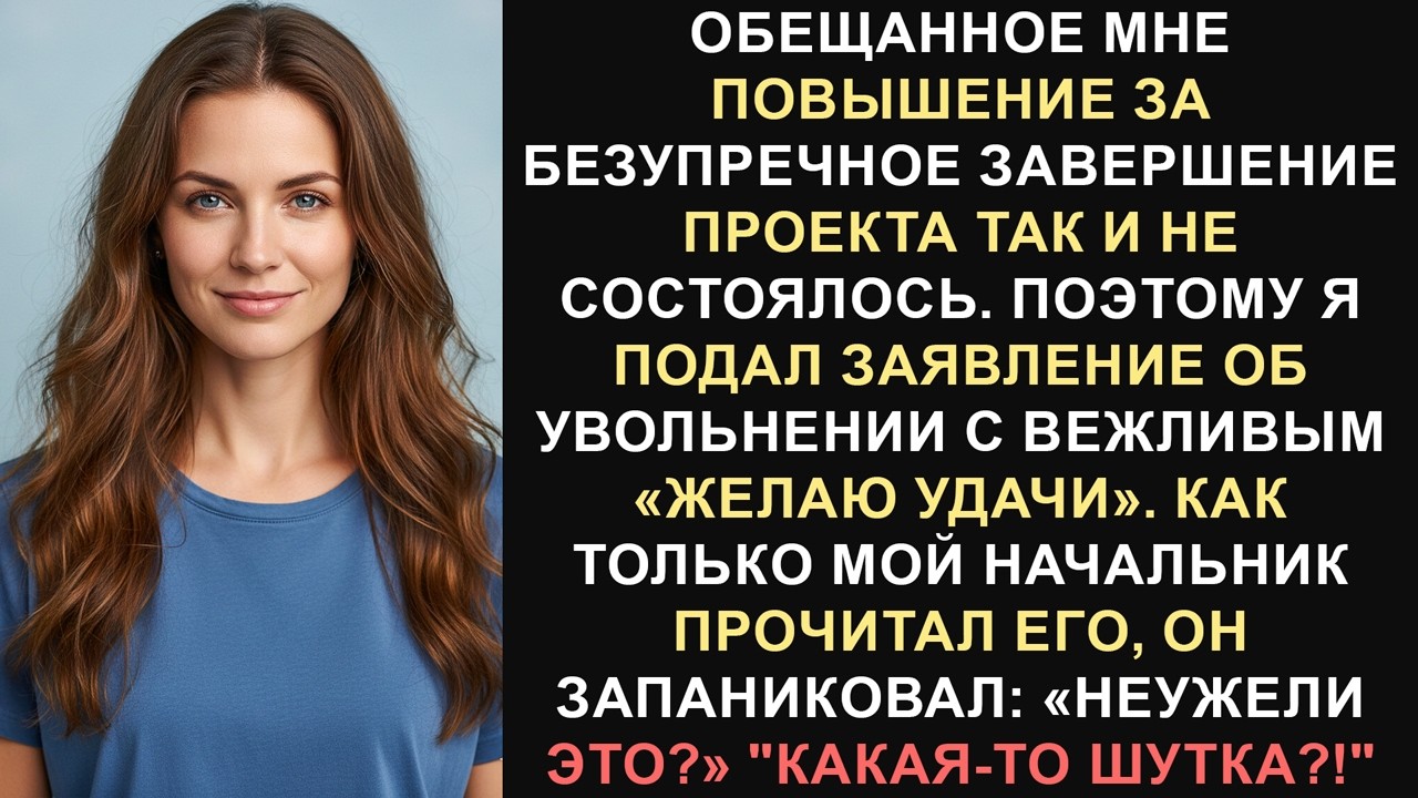 Меня уволили после того, как меня проигнорировали, — теперь мой начальник умоляет меня остаться.