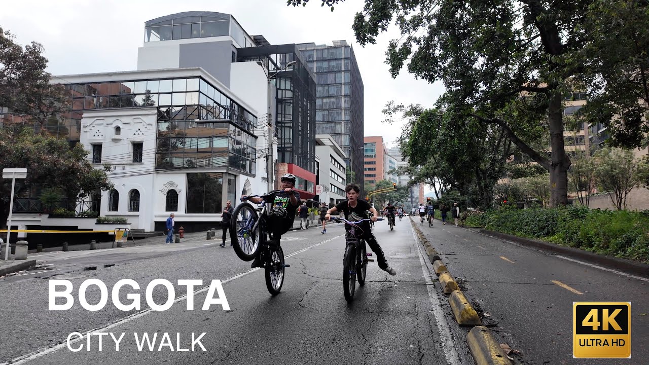 Bogotá, Colombia | Sunday City Walk on Carrera 7 |  Walking Tour 波哥大｜哥倫比亞｜週日城市散步於第七大道｜【4K ASMR】 城市漫步