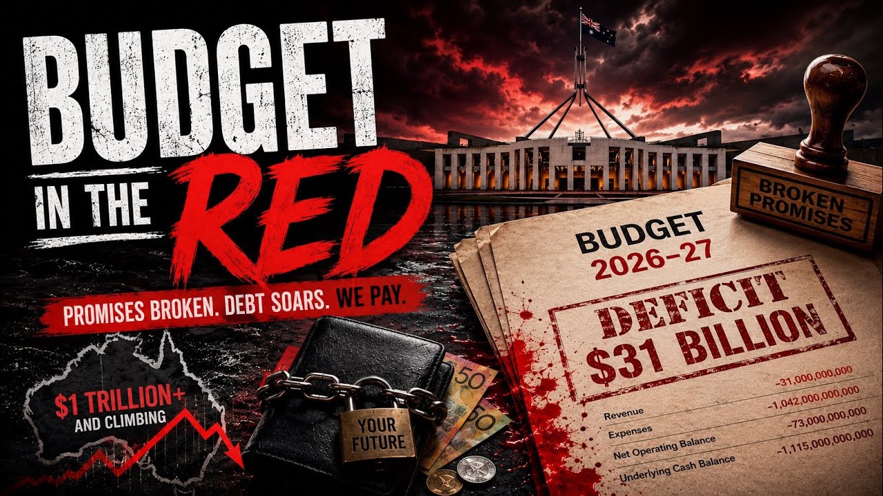 Budget In The Red 🇦🇺 | Australian Protest Song About The 2026 Federal Budget | Country Rock Anthem