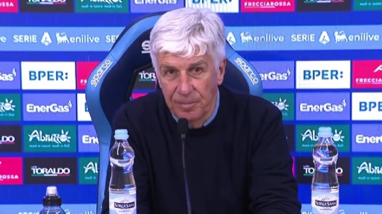 LE PAROLE DI GIAN PIERO GASPERINI IN CONFERENZA AL TERMINE DI NAPOLI ROMA 2-2