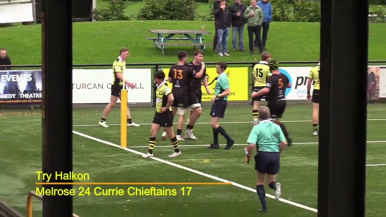 Melrose v Currie Chieftains 20th September 2025