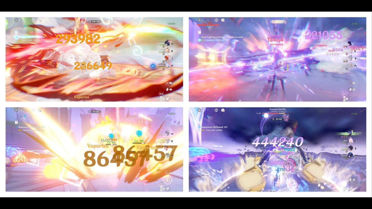 Imaginarium Theater Lunar Mode All stars (01/01/2026) #genshinimpact #endgame #hoyoversegames