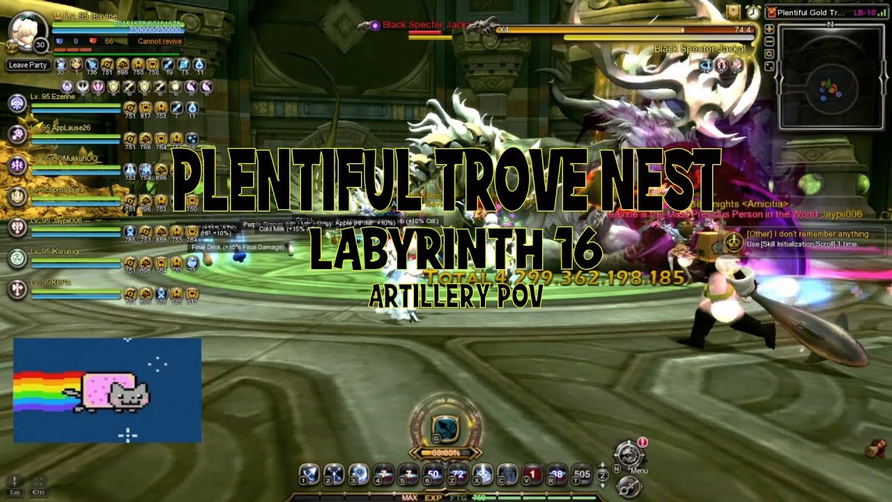 [DN SEA] Plentiful Gold Trove Nest 16 | Artillery POV
