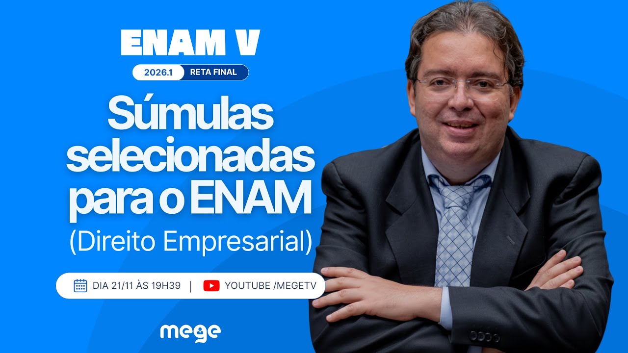 ENAM V 2026.1 (Súmulas selecionadas para o ENAM em Direito Empresarial)