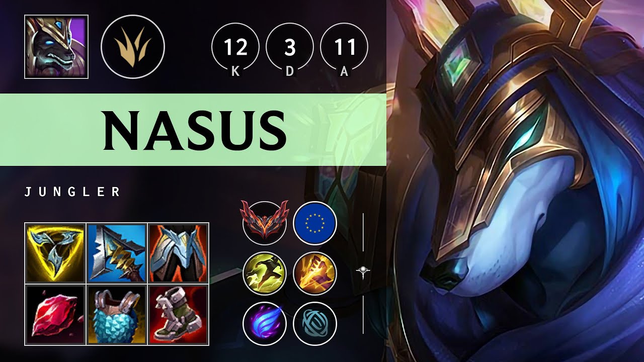 Nasus Jungle vs Warwick - EUW Grandmaster Patch 25.10