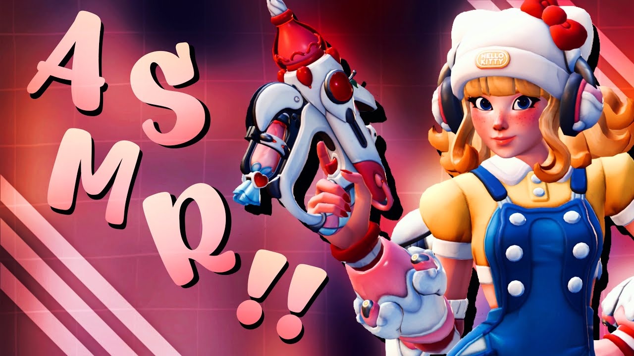 ⸝⸝ ♡ asmr hello kitty juno ranked gameplay.ᐟ ^. .^₎Ⳋ🎀 (whispers + handcam)˚࿔ | 𑣲overwatch
