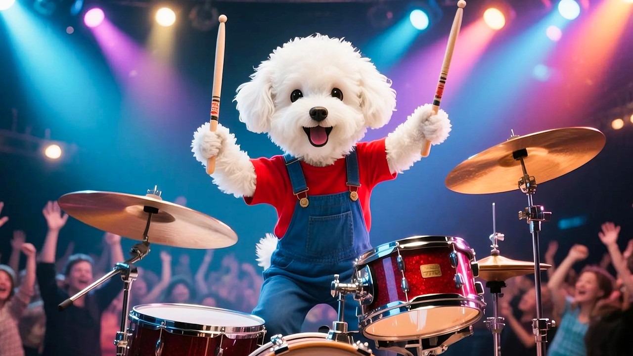 강아지가 음악 대회에서 1등을 차지해 엄마 개를 자랑스럽게 만들다! 🎶🏆🐶