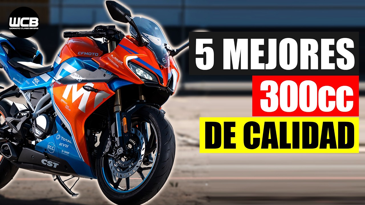 Top 5 MOTOS de 300cc de las MEJORES MARCAS 2024