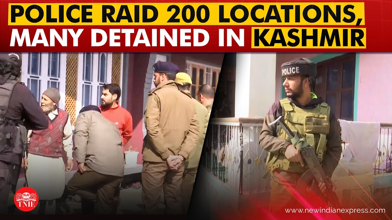 J&K police raid 200 locations in Kulgam in major crackdown on banned Jamaat-e-Islami