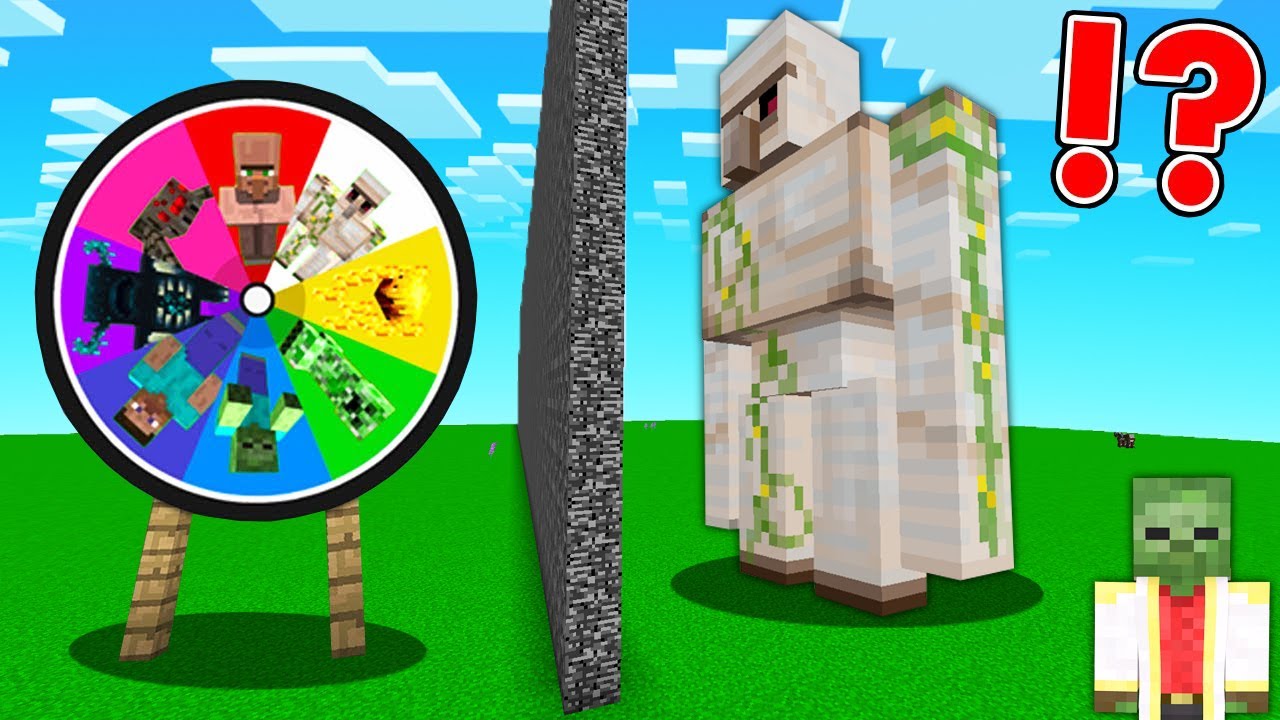 MOB SAVAŞINDA ÇARKI ÇEVİRİP SAVAŞTIK 😨 - Minecraft