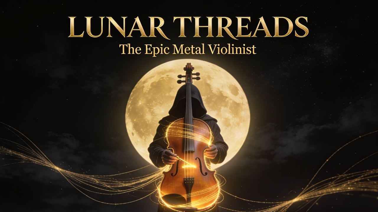 Lunar Threads | Violin x Metal Fusion | Silver Violin Resonance (1:00:00) 🌙🎻✨