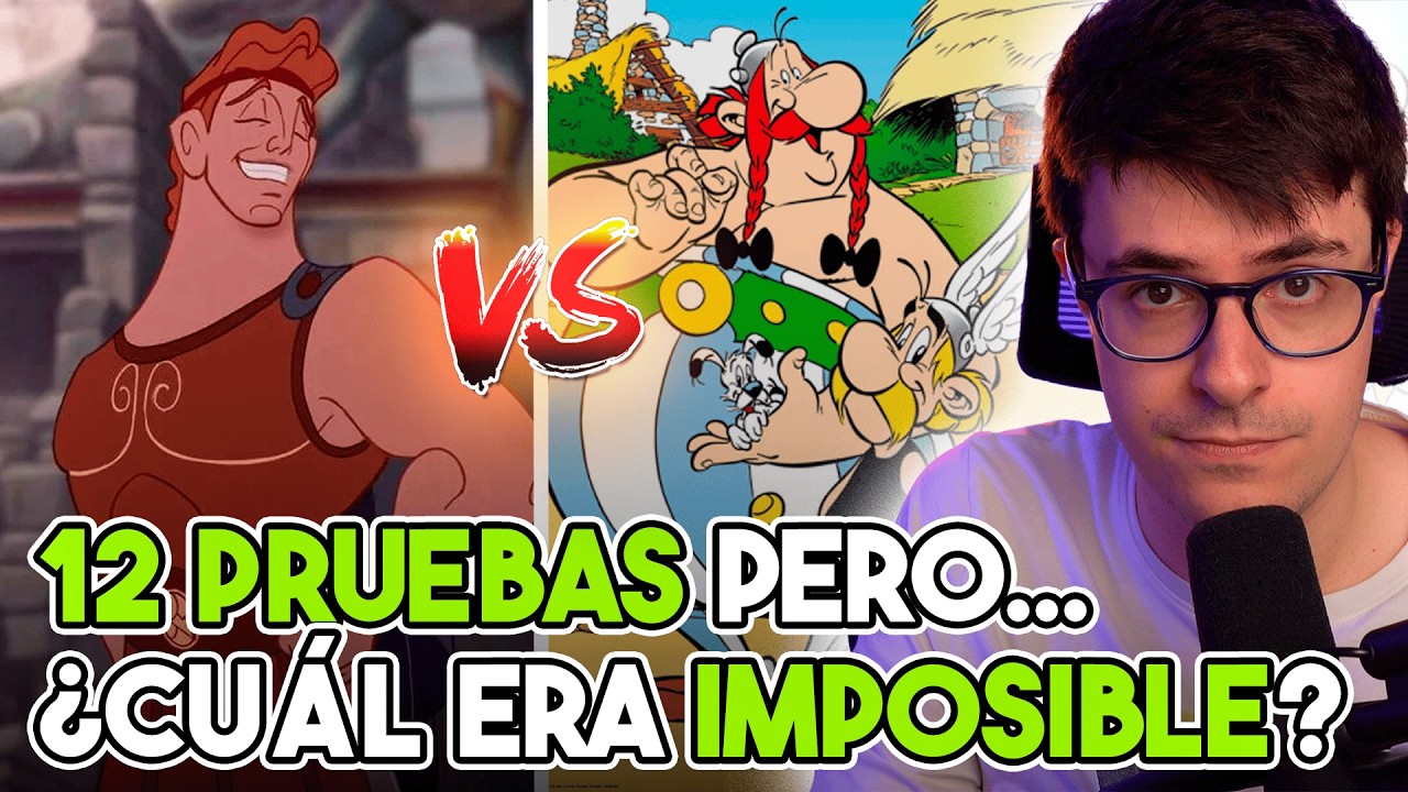 Hercules VS Asterix y Obelix ¿Qué 12 PRUEBAS son MÁS DIFÍCILES?
