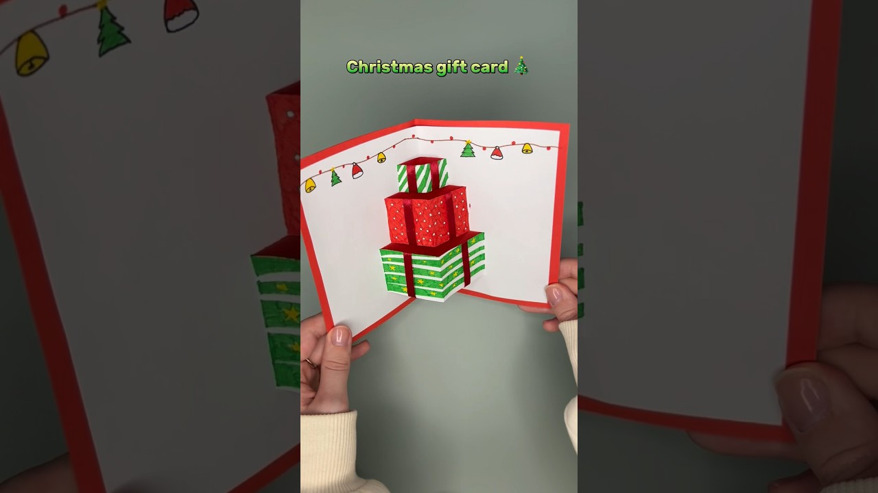 Christmas gift card #gift #diy #giftcard #diycrafts #christmas #newyear