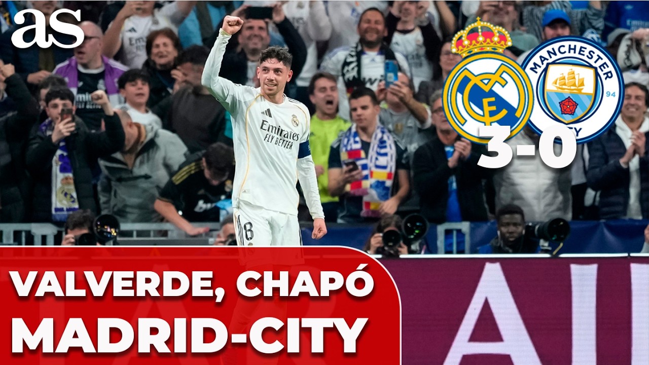 ¡Pero qué has hecho, VALVERDE! HAT TRICK en el BERNABÉU | REAL MADRID 3 - MANCHESTER CITY 0