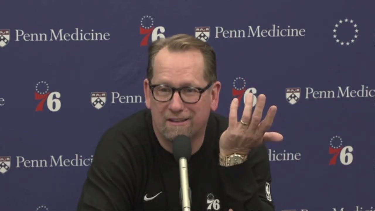 Nick Nurse PostGame Interview | Philadelphia 76ers vs New York Knicks
