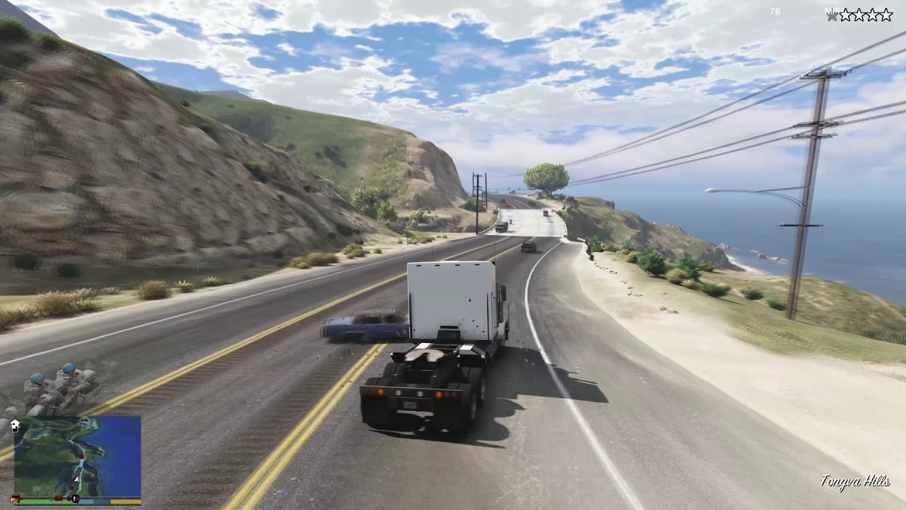 GTA 5: Semi Truck vs. Police