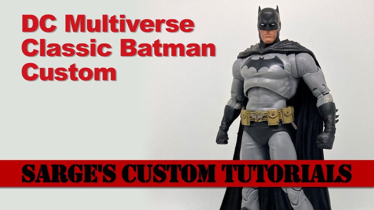 Custom Mod for McFarlane DC Multiverse Batman Reborn Dick Grayson Batman