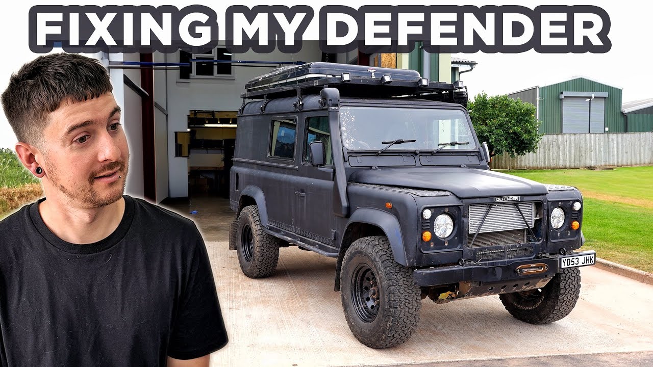 Мой Land Rover Defender 110 нуждается в ремонте.