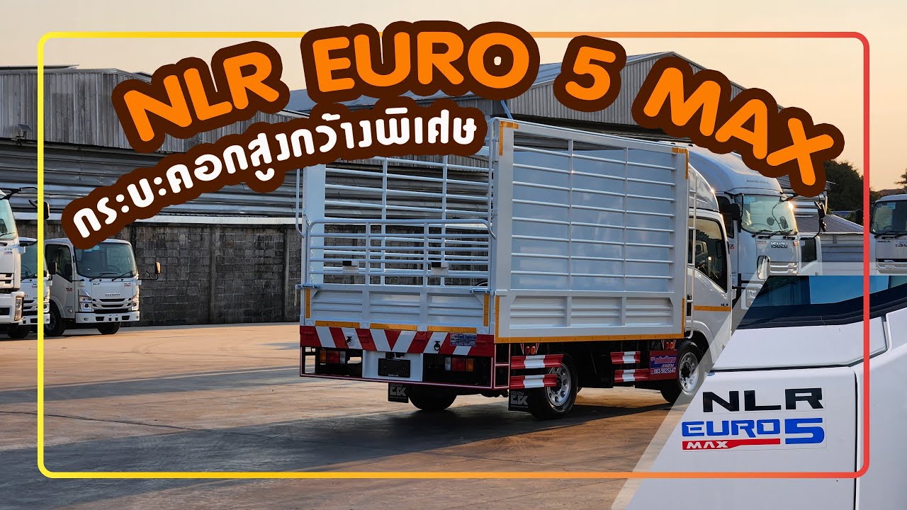 NLR EURO 5 MAX กระบะคอกสูงกว้างพิเศษ 4ล้อจัมโบ้
