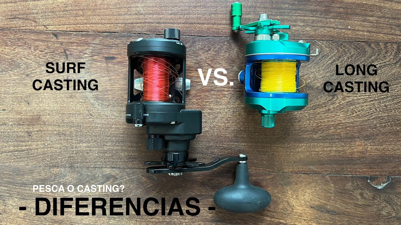 ROTATIVOS - De PESCA o de CASTING? Reel de Surfcasting vs Longcasting #reel #fishing #pesca