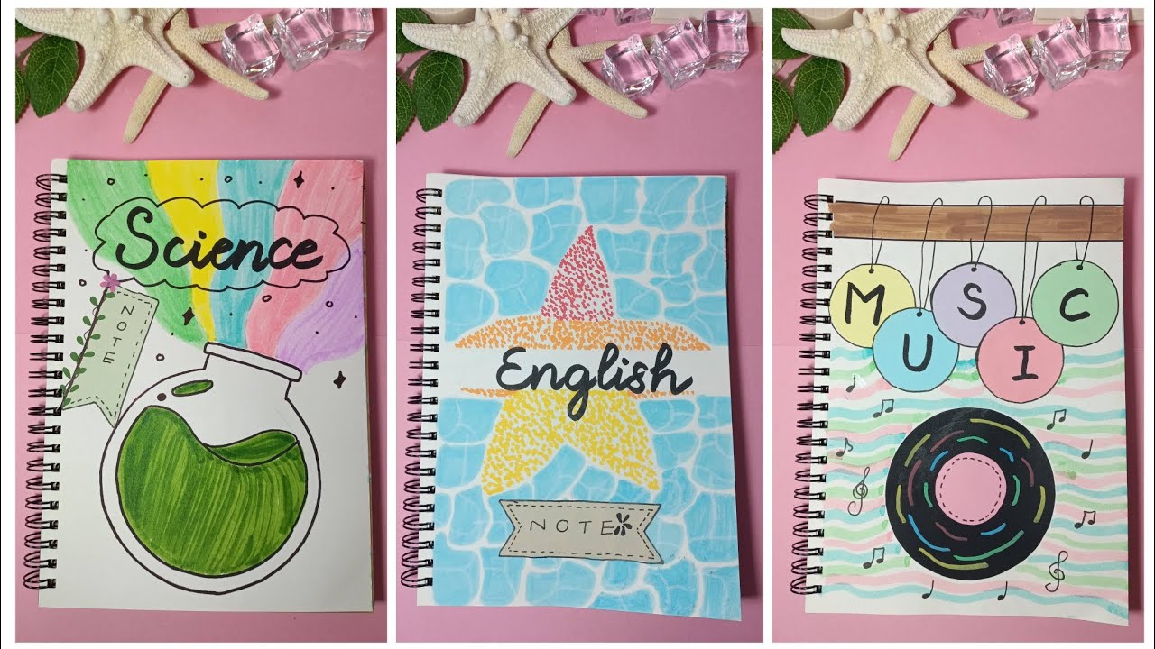 6 Aesthetic & Unique Front Page Ideas - Perfect For Any Subject 📚 