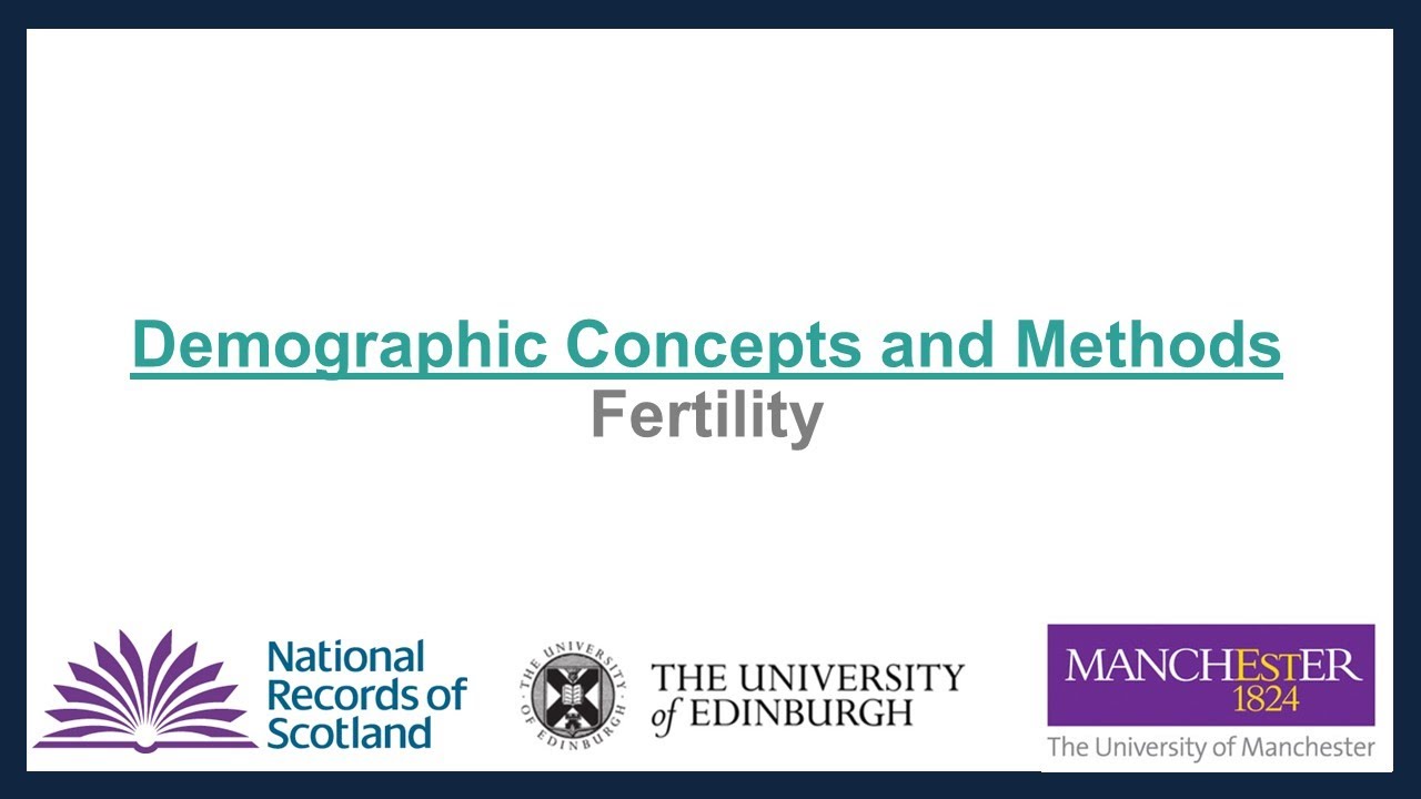 1.2 Demographic Concepts: Fertility