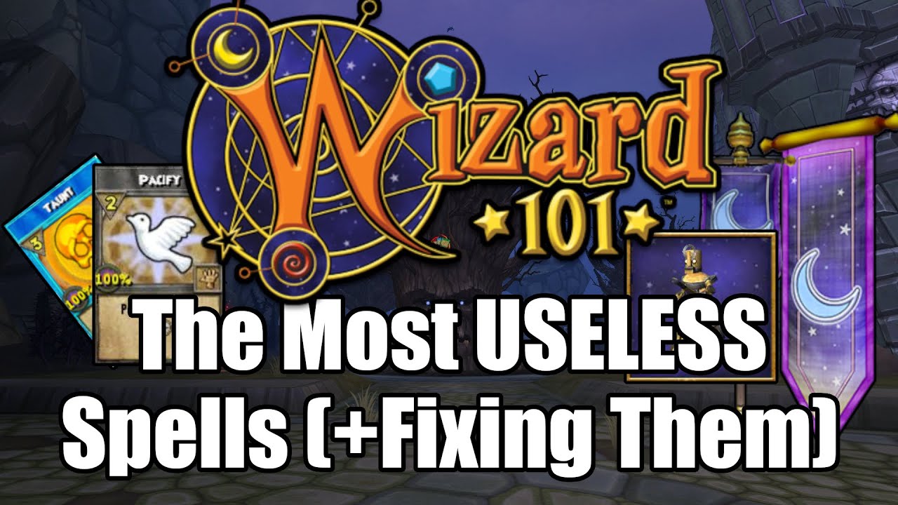 Самые БЕСПОЛЕЗНЫЕ заклинания в Wizard101