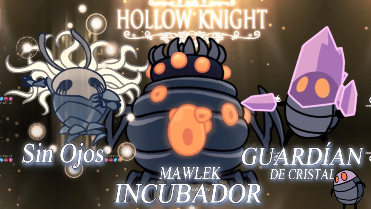 IMPOSIBLE pasamos facil el GUARDIÁN DE CRISTAL, un batalla larga con SIN OJOS – Hollow Knight –