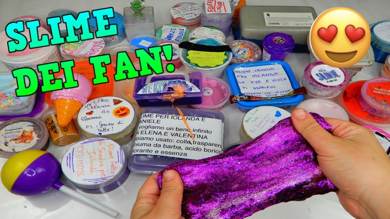SLIME REGALATI DEI FAN! DAVVERO TANTISSIMI! Iolanda Sweets