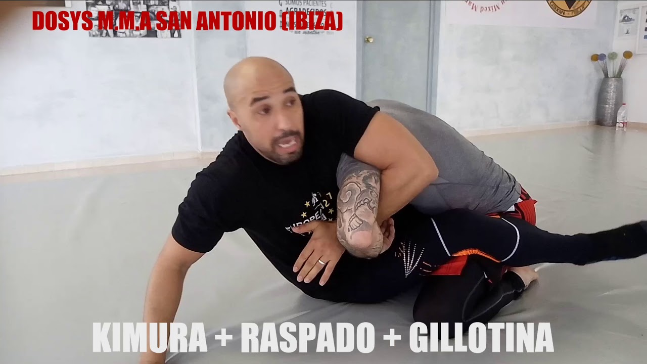 #youssafsahim DESDE GUARDIA CERRADA KIMURA + RASPADO + GUILLOTINA GRAPPLING NO-GI DOSYS