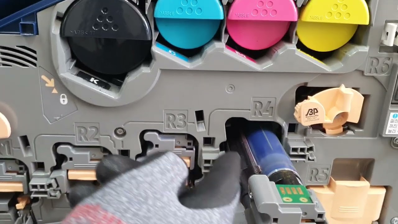 후지제록스 Apeosport IV C3375 복합기 줄 나올때 해결 방법