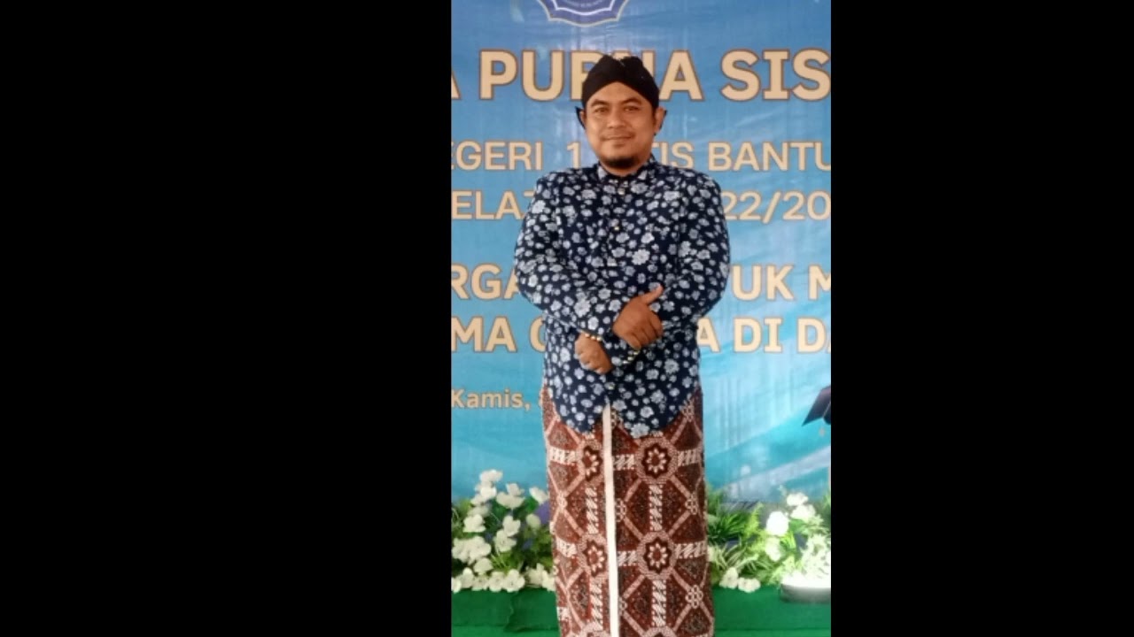 Kirap Wisuda Purna Siswa SMPN 1 Jetis iringan gendhing Jawa dan Panyandra