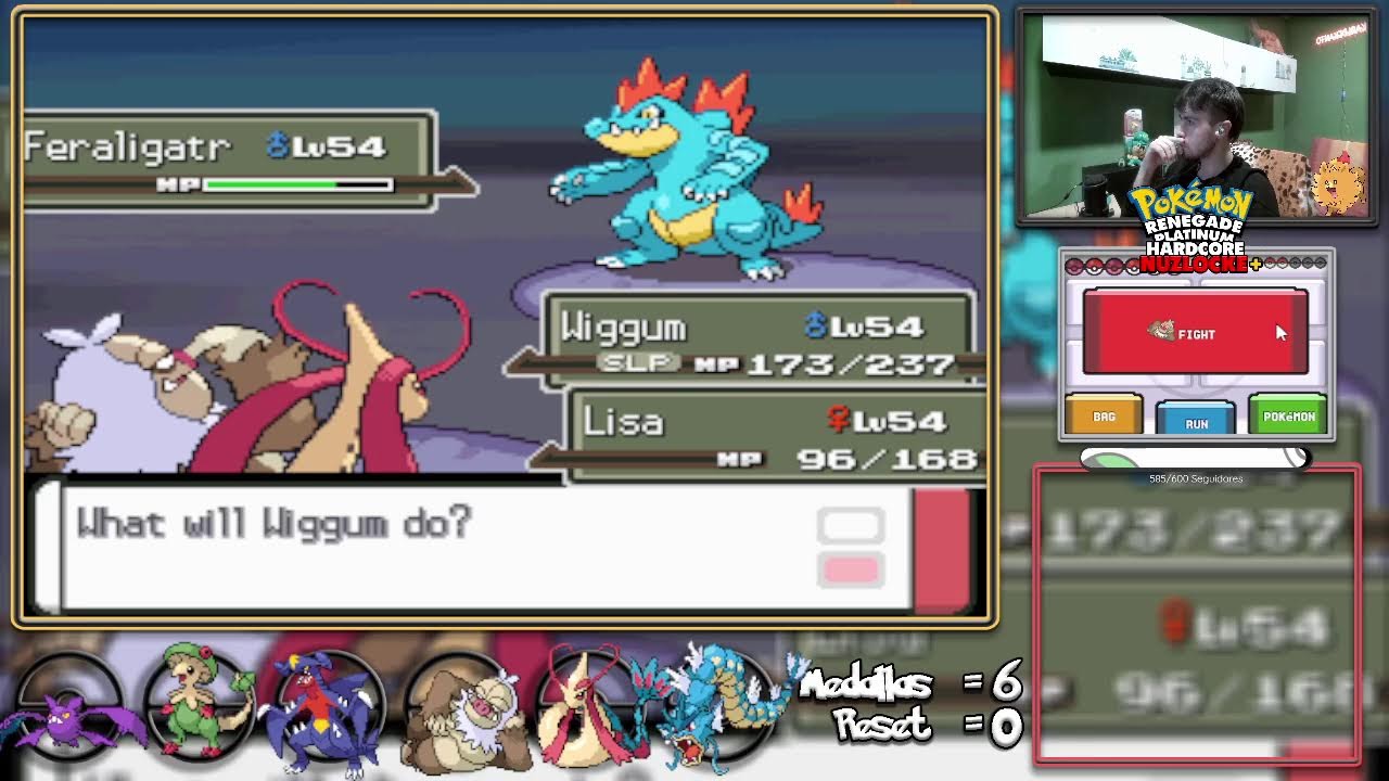 VIERNES DE NUZLOCKE | POKÉMON RENEGADE PLATINUM HC+ DEATHLESS [DIA 7] | !captura !video