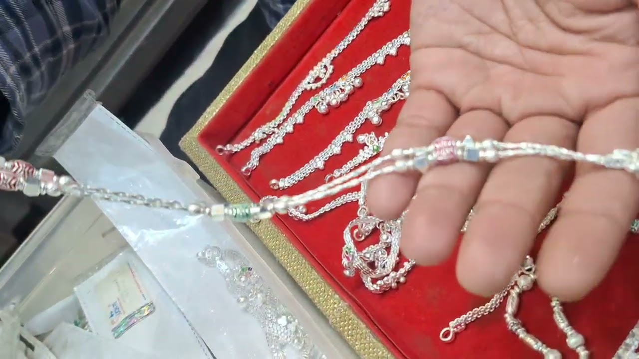 Ache quality ka Chandi Ka Payal. New collection of silver payal. #neelam_jewellers 