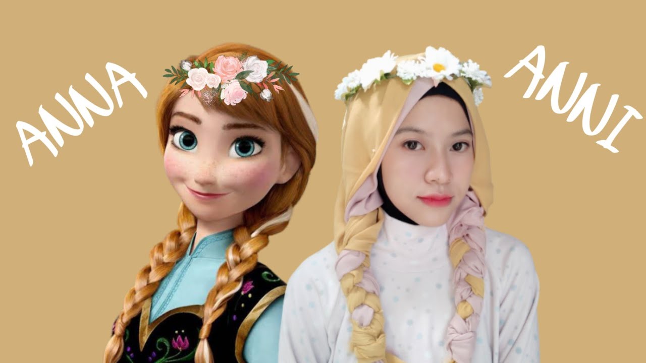 HIJAB KARAKTER ANNA FROZEN || AKHIRNYA KETEMU KEMBARAN | Fauziah Septiani •