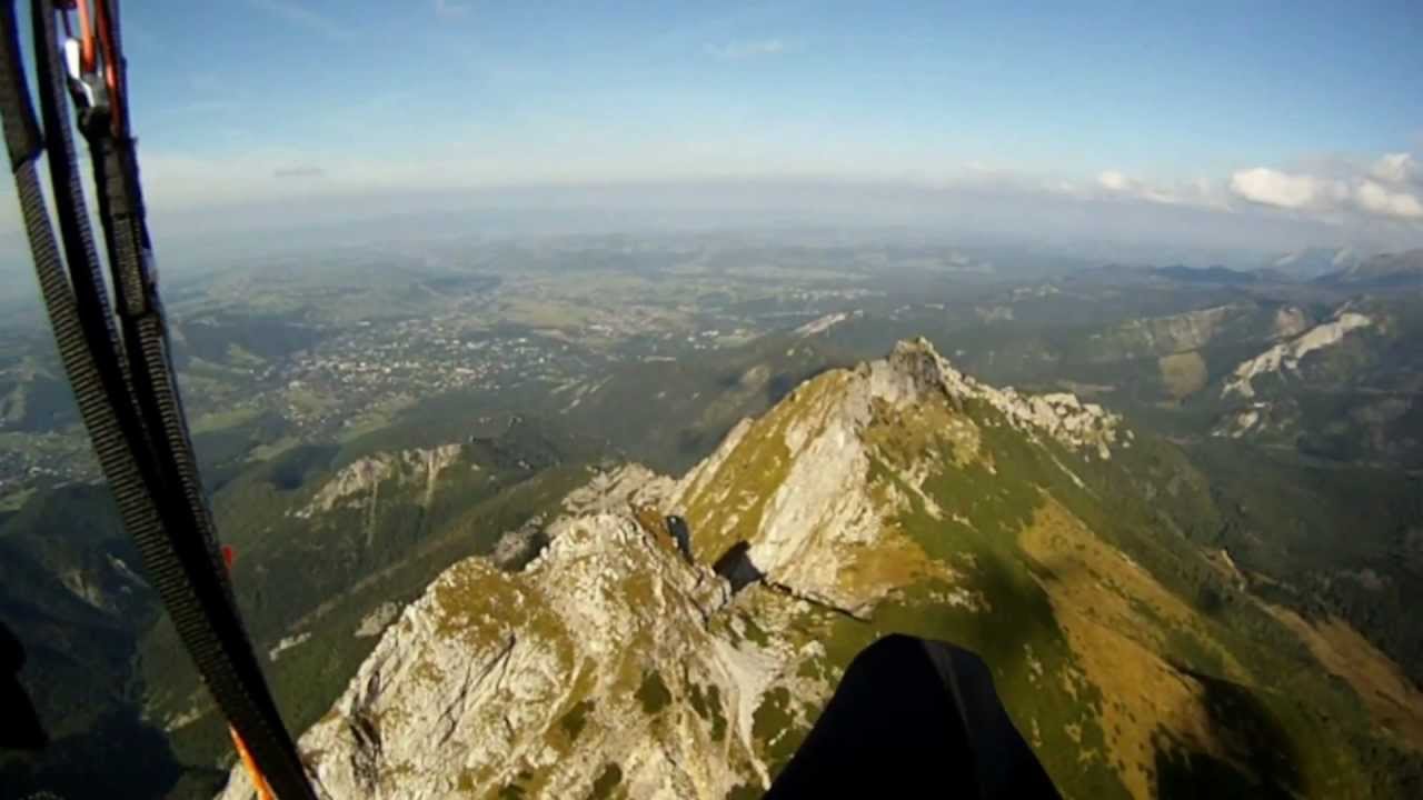 Giewont z lotu ptaka