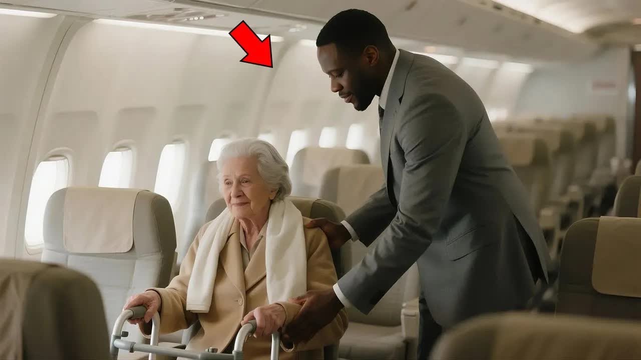 Black Billionaire Gave Up His Seat for an Old Lady—What She Did Next Shocked Everyone!