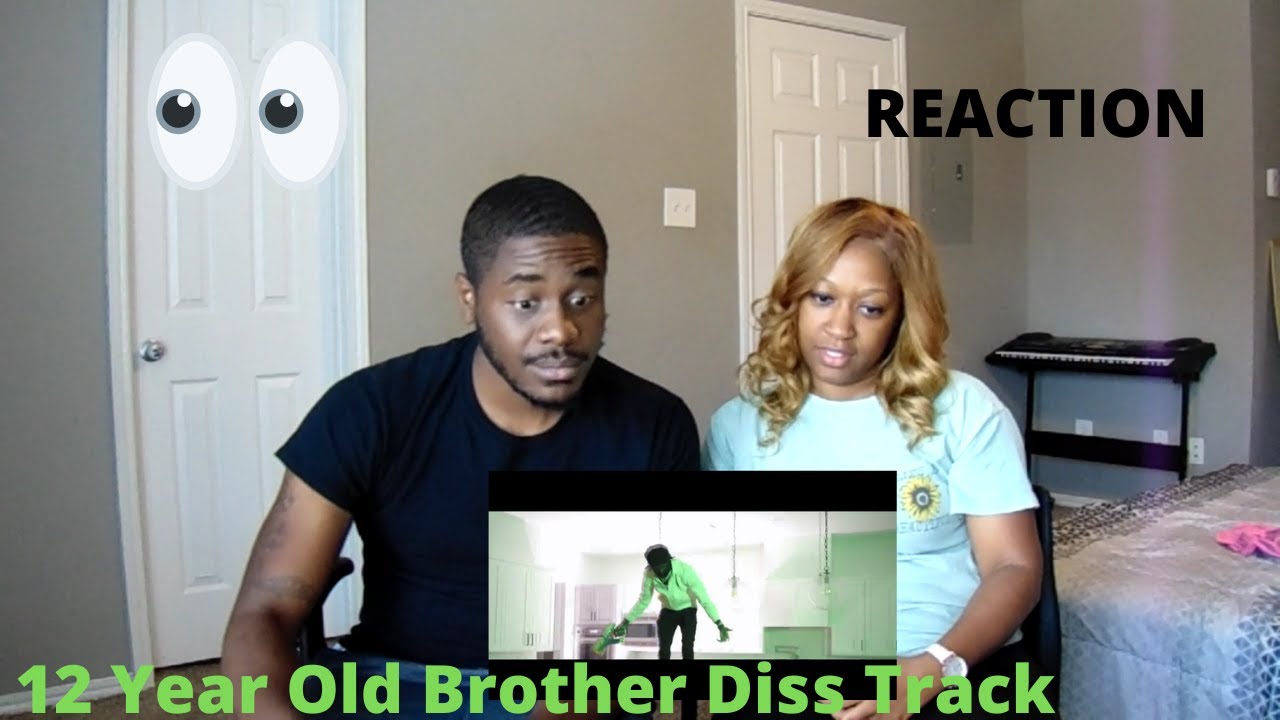 Nyyear AndJalyn - 12 Year Old Brother Diss Track (Official Music Video) | Reaction