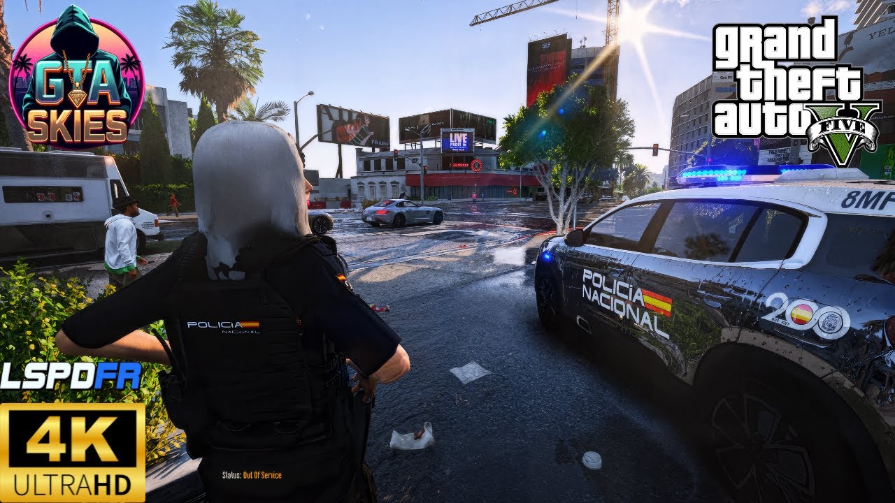 🚔 GTA 5 MODS Ultra Realistas: LSPDFR 4K + Reshade EXCLUSIVO (Ep.101) | Gameplay Español #GTA5Mods 🔥