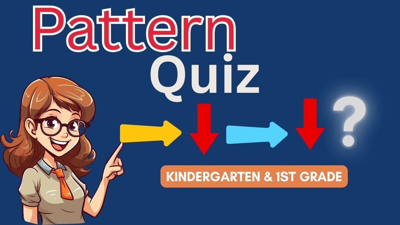 Pattern Quiz For Kids 🧩🚀🌟