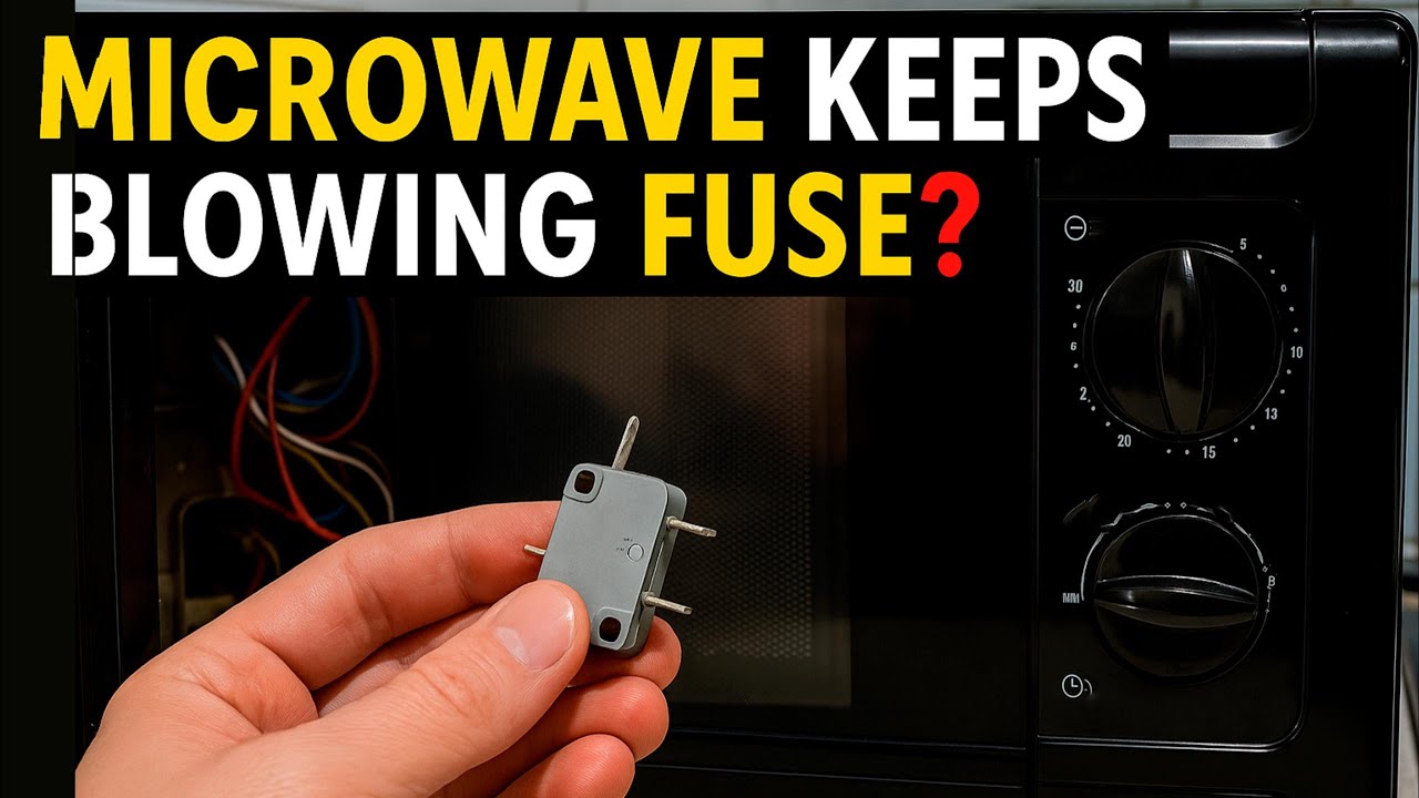 Microwave Control Panel Secrets REVEALED! 🔧 Fix the Fuse Blowing Issue Easily!